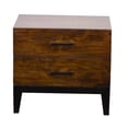 thumbnail image 2 of Table de Nuit en Bois Massif Definity avec 2 Tiroirs, 2 of 6