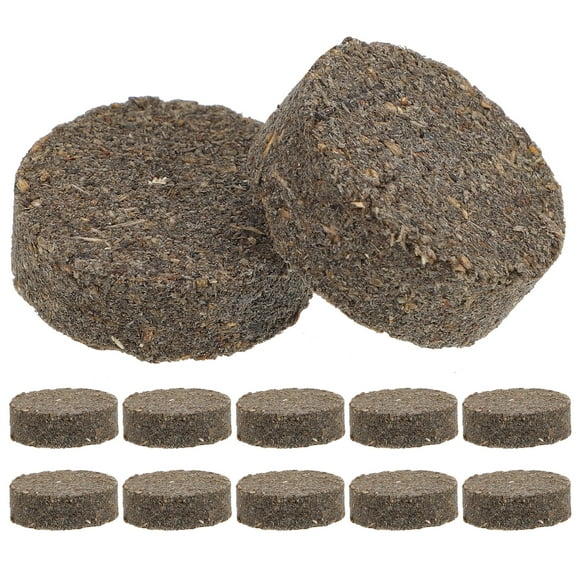 OULII 10Pack Fire Accessories Dark Brown Wood Burning Firelighters for Camping