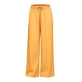 thumbnail image 3 of Summer Pants for Women Workout Wide Leg Elastic Waist Sweatpants Fashion Line Loose Pants Casual Basic Trousers Womens Pants Casual & Wide Leg, 3 of 4