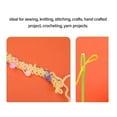 thumbnail image 4 of Knitting 1000Pcs Plastic Sewing  5.9in Long Large Eye Colorful Durable  Lacing  For DIY Craft Weaving, 4 of 8