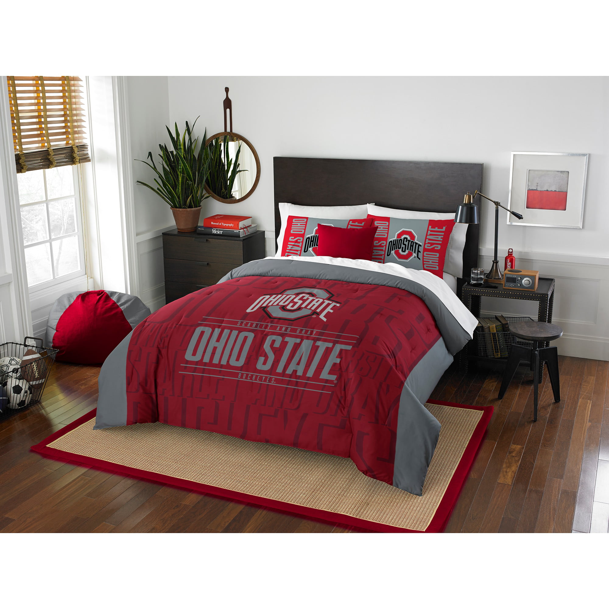 The Northwest Company NCAA Ohio State Buckeyes Affiliation Full/Queen Comforter Set #645950153 