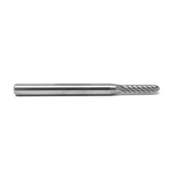 HELONGCO Single Cut 3/32" x 7/16" Solid Carbide Burr Bit, 1 Piece