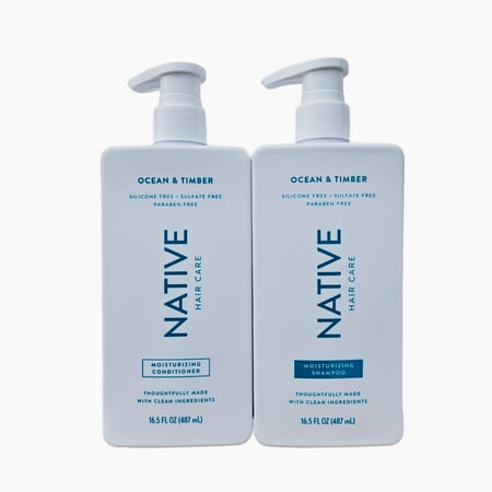 Native Ocean & Timber Moisturizing, Shampoo and Conditioner Set 16.5 oz