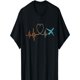 thumbnail image 2 of Airplane Art For Men Women Aviation Instructor Airline Pilot T-Shirt mens t shirt, black, women, funny, misfits, men, journey Tee For Adult, Men, Women, Teen, Teenager, Adolescent, Youth, 2 of 4