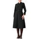 thumbnail image 2 of INSPIRE CHIC Vestido A-Line Vintage para Mujeres con Cuello, Manga Larga, Cinturón, Vestido de Trabajo con Falda Acampanada S Negro, 2 of 5