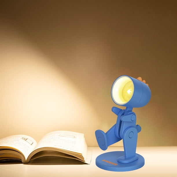 Lámpara de noche LED de mesa linda de dibujos animados ajustable Ornamento para la decoración de la habitación