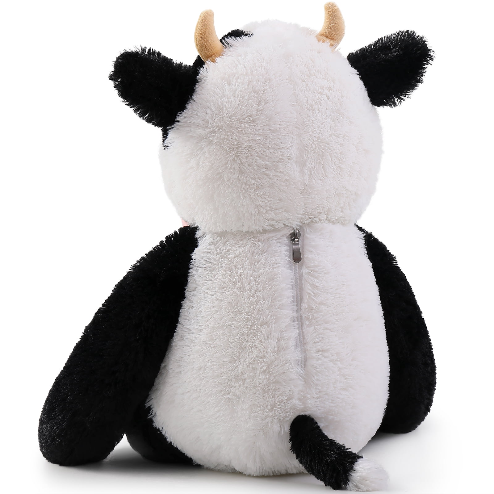 MaoGoLan 24'' Cute Dairy Cow Stuffed Animal Stuffed Dairy Cow With Bow Tie Dairy Cow Plush Toy