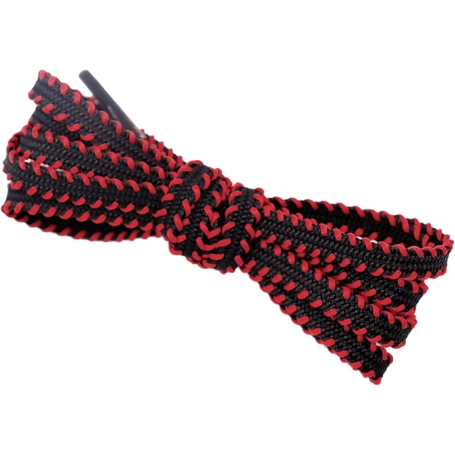 Zhengup Flat Colorful Shoelaces Work Boot Laces Fashion Shoe Laces for Sneakers 2 Pairs