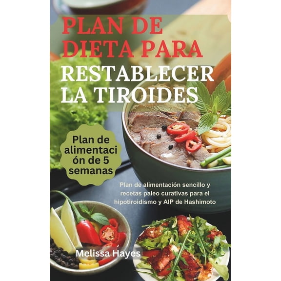 Plan De Dieta Para Restablecer La Tiroides: Plan de alimentación sencillo y recetas paleo curativas para el hipotiroidismo y AIP de Hashimoto (Paperback)