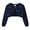 B Navy, variant on HAOTAGS Girls Cardigan Kids Long Sleeve Knit Dress Cover Up Tops Toddler Sweater White Size 6-7 Years