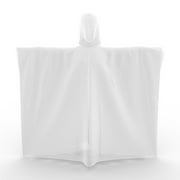 HAGON PRO Disposable Rain Ponchos for Adults-Clear Poncho with Hood-5 Pack