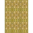 thumbnail image 1 of Ahgly Company Indoor Rectangle Patterned Bold Yellow Novelty Area Rugs, 5' x 7', 1 of 6
