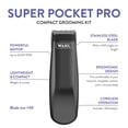 thumbnail image 2 of Kit de aseo para mascotas Wahl Super Pocket Pro, negro y cromado, 2 of 9