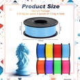 thumbnail image 2 of Filamento para impresora 3D Pangda 1.75 mm PLA multicolor, 2 kg, 2 of 7