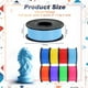 thumbnail image 2 of Filamento para impresora 3D Pangda 1.75 mm PLA multicolor, 2 kg, 2 of 7