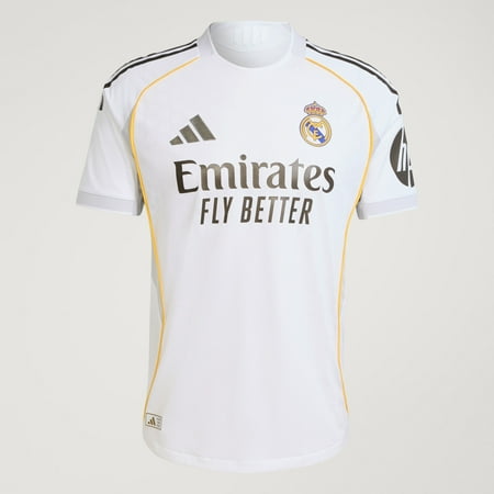 adidas Real Madrid Authentic 25/26 Home Jersey US Men's Small
