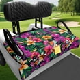 thumbnail image 3 of Uorisanigo Hawaiian Floral Golf Cart Seat Cover Towel Blanket Non-Slip Seat Protector for Golf Cart Soft Golf Cart Accessories for EZGO Club Car Yamaha, Golf Cart Accessories, 3 of 7