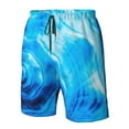 thumbnail image 5 of Naloa Blue Shell Men's Beach Shorts, Surfing shorts, Swim trunks, Quick Dry Swim Trunks for Surfing Beach Fun - Medium, 5 of 9
