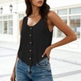 thumbnail image 5 of SROBPTY Womens Tank Tops Solid Round Neck Sleeveless Loose Summer Shirts for Casual Wear, 5 of 5
