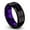 Blue, variant on Mens Titanium Steel Ring Brushed Polished Band Simple Design Jewelry For Men Fashion Accessory Everyday Wear Look
