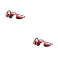 thumbnail image 4 of maskred Écouteurs à Conduction Osseuse Étanches Casque Double Oreilles pour Conduite Intérieure Rouge 2Ensemble, 4 of 5