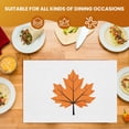 thumbnail image 3 of Autumn Decor Placemats Decoration for Restaurant Table Non-Slip Maple Nature Cute Place Mats Washable Durable Heat-Resistant Placemat Set Of 6 17.7x13inch, 3 of 5