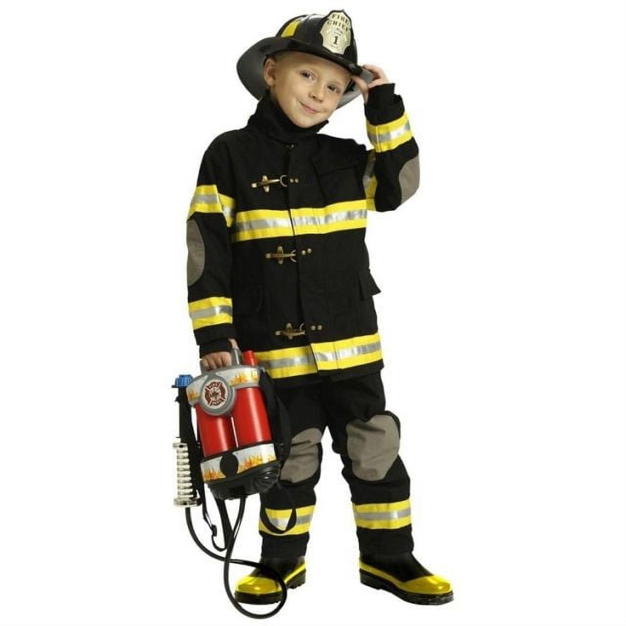 Aeromax Jr. Fire Fighter Black Suit