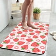 thumbnail image 2 of 1pc Strawberry and Flower Bathroom Rug Bathroom Decor and Accessories- Durable,Anti Slip,And Quick Drying,Suitable For Indoor/outdoor Use - Perfect For Bathrooms,Bedrooms,Kitchens, 2 of 9