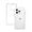 White, variant on Compatible with iPhone Case,Crystal Clear [Not Yellowing][ Drop Protection] Camera Lens Protection Soft Shockproof Cover Phone Case (Purple,iPhone 15 Pro)