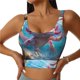 thumbnail image 1 of Balery Cute Underwater Axolotl Sujetadores deportivos con espalda cruzada para mujer, acolchados, sin costuras, de alto impacto, ideales para yoga, gimnasio, entrenamiento y fitness.-, 1 of 8