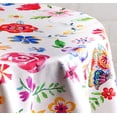 thumbnail image 3 of Maison d' Hermine Happy Florals - Sweety 100% Cotton Tablecloth for Kitchen Dining | Tabletop | Decoration | Parties | Weddings | Spring/Summer (Round, 69 Inch)., 3 of 5