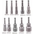 thumbnail image 5 of 6-19mm Magnetic Nut Setter Driver Drill Bit Set 1/4 Inch Hex Shank Quick Change Metric Nut Driver Set - 14pcs-XT, 5 of 5