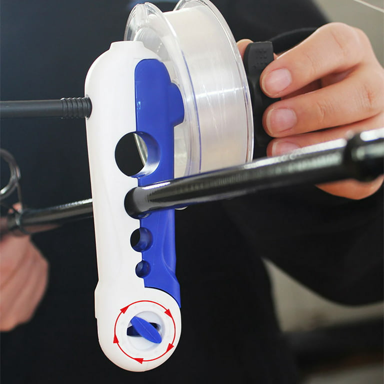 Cheers.us Mini Fishing Line Winder Spooler Machine Portable Adjustable Detachable Spinning Reel Spool Spooling Station System Baitcaster