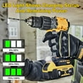 thumbnail image 5 of 4 Pack 8.0Ah Replacement Battery and Charger for Dewalt 20V Max Batteries DCB200 DCB205-2 DCB206 DCB204 DCB203 DCB208 Compatible with Dewalt 20V Cordless Power Tools, 5 of 7