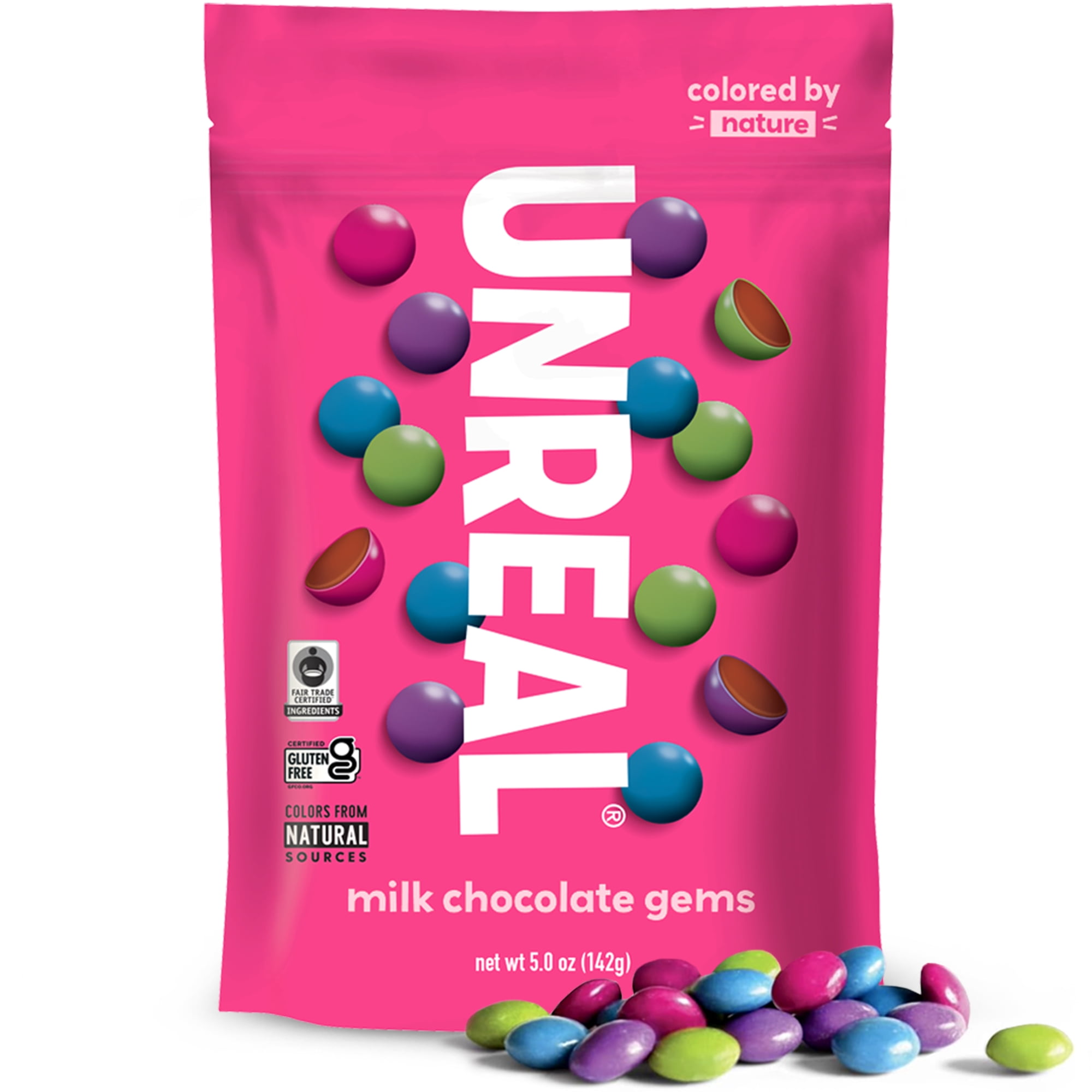 UNREAL Milk Chocolate Gems, 5 oz