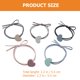thumbnail image 4 of 15 piezas de cintas elásticas para el pelo con nudo, accesorios para peinar el cabello, soporte para cola de caballo, 4 of 6