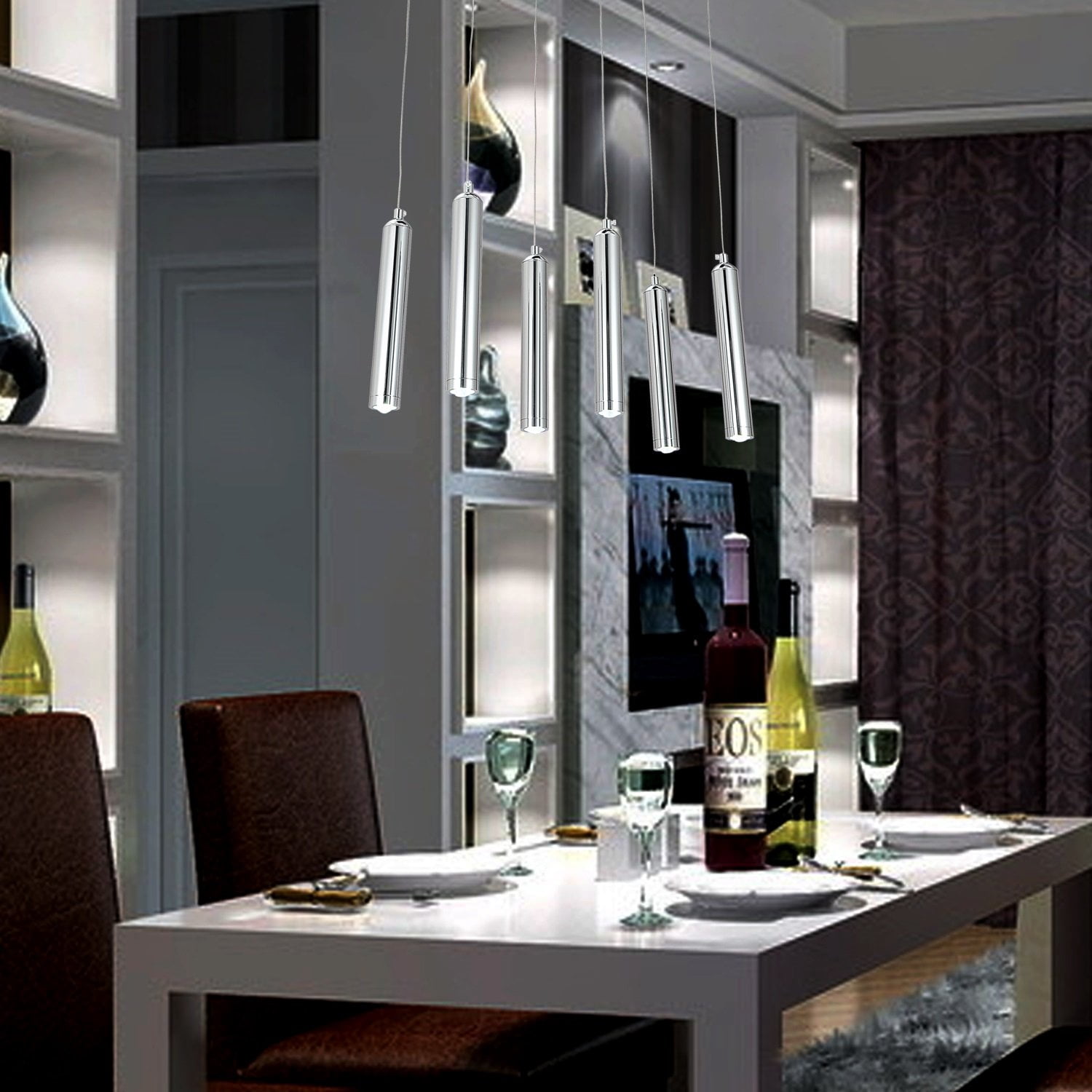 6-Light Modern LED Simple And Elegant Chandelier