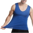 thumbnail image 2 of Mens Big & Tall Tank Tops L-5X Plus Size Lightweight Sleeveless Modal-Shirts Stretchy Slim-Fit Pullover Crewneck Solid Athletic Undershirts, 2 of 6