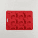 thumbnail image 2 of Molde de silicona para hacer cubitos de hielo con forma de cachorro de perro salchicha, para galletas de chocolate, bandeja de hielo casera, molde de silicona, rojo, 2 of 8