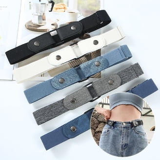 No Buckle Stretch Belt Women and Men, Invisible Adjustable  display picture 2