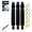 3 Set, variant on 1 Set 6.46in Metal Water Hose Nozzle High Pressure Spray Wand Twist Adjustable Jet Sprayer Attachment with Stainless Steel Thumb Screw Faucet Clamps for Auto Car Wash Driveway Yard Patio Cleaning