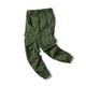 thumbnail image 5 of Pantalones largos para hombre, informales, lisos, con bolsillo, cintura elástica, para exteriores, con cordón ajustable, para trabajo, 5 of 7