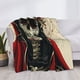 thumbnail image 3 of Fotbe Gothic Skull With Roses Manta de Franela con Estampado, Manta Ultrasuave para Cama, Sofá, Auto, Hipoalergénica y Antibolitas-80"x60", 3 of 6