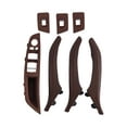 thumbnail image 1 of Luxury Leather Right Hand Drive RHD For BMW 5 Series F10 F11 F18 520 Black Car Interior Door Handle Inner Panel Pull Trim Cover, 1 of 2