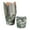 Blue and White / 16 oz / 50 Count, variant on Bio Tek 16 oz Round Camouflage Paper Noodle Take Out Container - 3 1/4" x 3" x 4" -50 count box