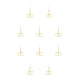 thumbnail image 1 of Soidarity Alicates para cutículas de uñas Tijeras de acero inoxidable Aerosol de mano Oro Rocíe Oro 10Conjunto, 1 of 6