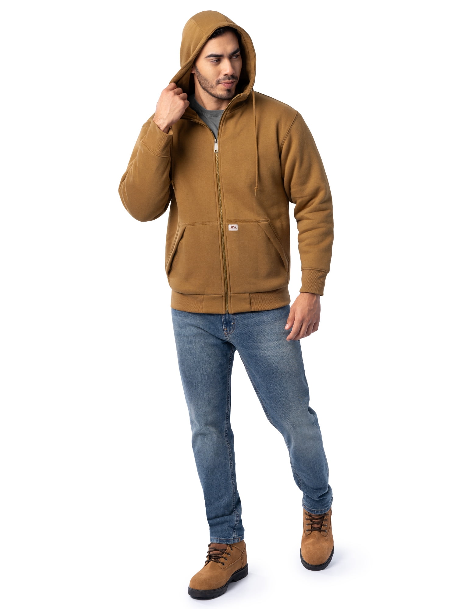 Wells Lamont Men's Heavy Weight Work Fleece Thermal Lined Water Repellant Hoodie, M-3XL