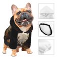 thumbnail image 3 of Balery Enchanted Deer In Cave Sudadera con Capucha para Perros Pequeños – Ropa para Mascotas, Disfraz para Perros y Gatos, Ideal para Fiestas y Cosplay-X-Small, 3 of 7