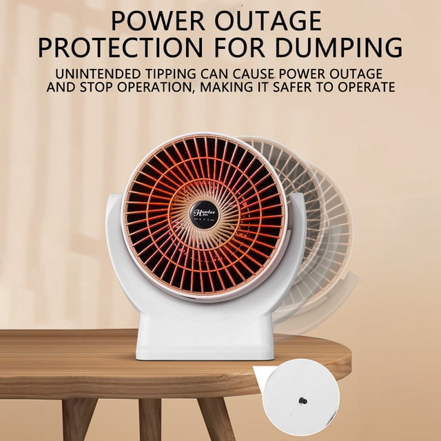 Portable Electric Heater For Home Mini Sun Warm Air Fan Energy Efficient Space Heater