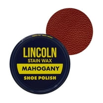 Lincoln Stain Wax Shoe Polish Mahogany (2.125 oz) - LINCOLN-MAHOG-P